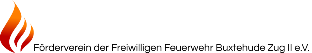Logo und Schriftzug Förderverein Feuerwehr Buxtehude Zug II e.V.